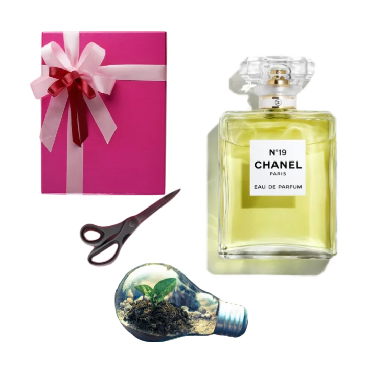 Vintage Chanel No19 Small Perfume Bottle