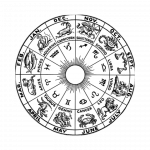 Scented Horoscopes: July 2022 A circular diagram depicting the twelve zodiac signs, their symbols, and associated animals.
