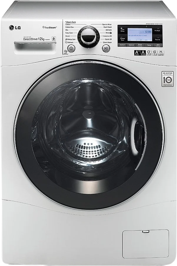 A white washing machine.
